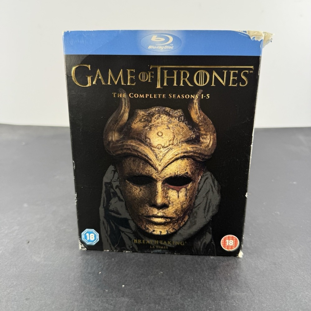 Game of Thrones The Complete Seasons 1-5 with all Episode Guides, Good Cond - Picture 1 of 8